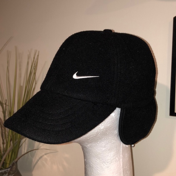 Fleece Nike cap with ear flaps